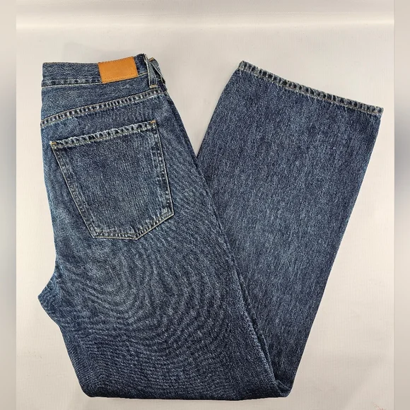 Citizens of Humanity Flavie Blue Rose High-Rise Wide-Leg Button Fly Size 29 - Picture 9 of 15